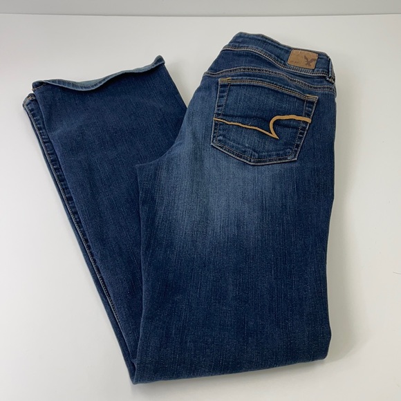 American Eagle Outfitters Denim - American Eagle kick boot SZ 10 stretch